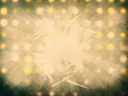 Abstract illustration of textured, grunge background with light dots.の写真素材