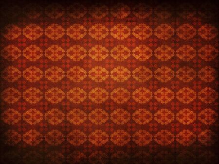 Illustration of abstract grunge retro floral pattern texture background.の写真素材