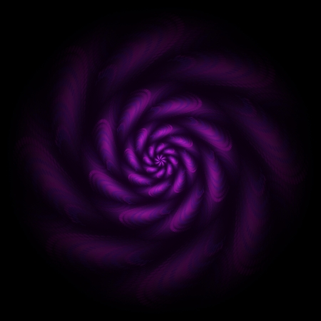 Abstract spiral kaleidoscope of purple color background texture.の写真素材