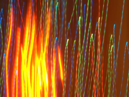 Abstract colorful light streaks background, Christmas night lights.