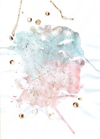 Abstract painted texture of green color as background.の写真素材