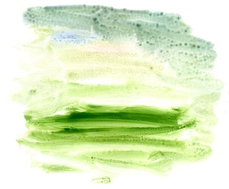 Abstract green acrylics painted texture as background.の写真素材
