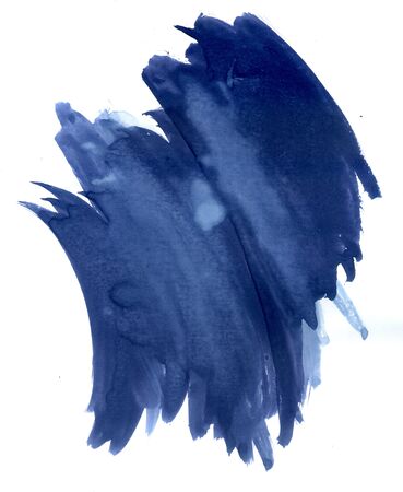Bright blue grunge painted textured as abstract background.の写真素材