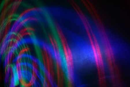 Colorful with abstract light in movement texture.