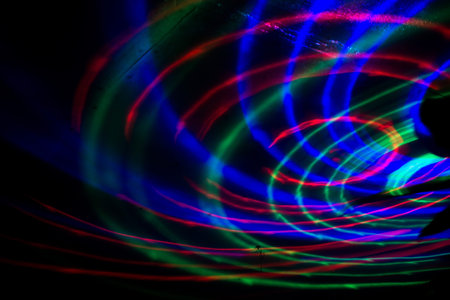 Colorful background with abstract light in movement texture.