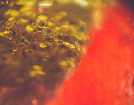 Colorful abstract super macro photo as defocused background.の写真素材