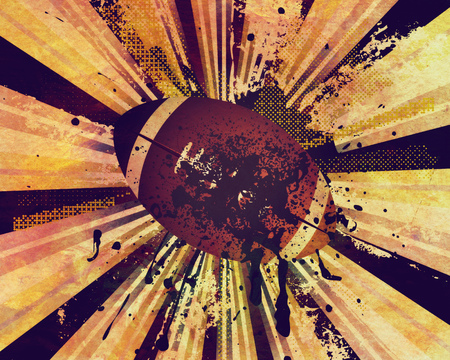 American football, rugby ball on grunge background.の写真素材