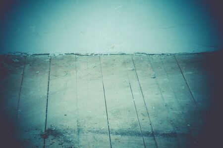 Old dirty unfinished room details, grunge background.の写真素材