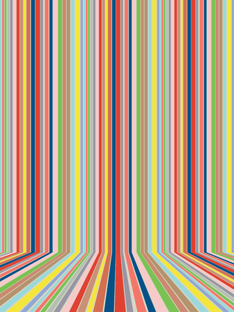 Abstract art colorful lines, retro striped background.のイラスト素材