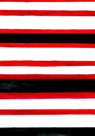 Painted stylized design with stripes, abstract hand drawn illustration.の写真素材