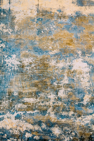 Grunge dirty wall close up, colorful cracked plaster background.