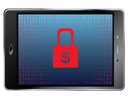 Internet hackers attack, personal data security concept.のイラスト素材