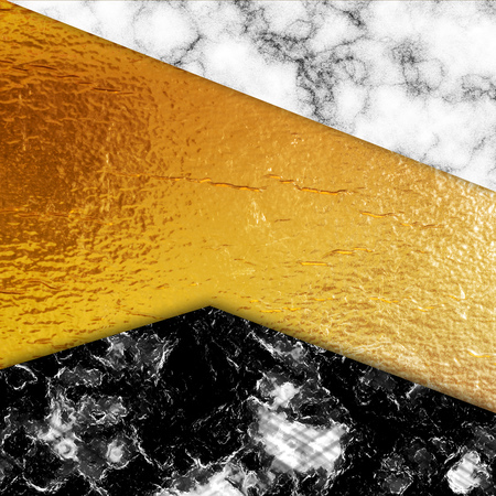 Trendy design template with marble and gold foil textures.の写真素材