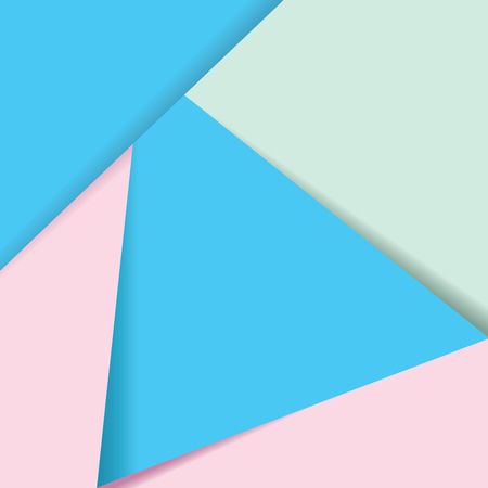 Abstract blank folded paper colorful geometric background illustration.のイラスト素材