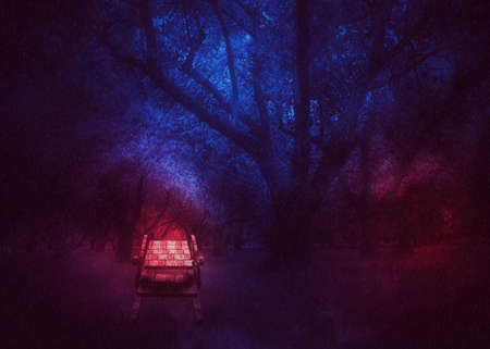 Decorative bouquet of bright red roses, anniversary background.の写真素材