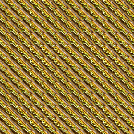 Abstract golden fluid texture as decorative background design, seamless pattern.の写真素材