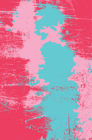 Distressed pink grunge texture as abstract background.のイラスト素材