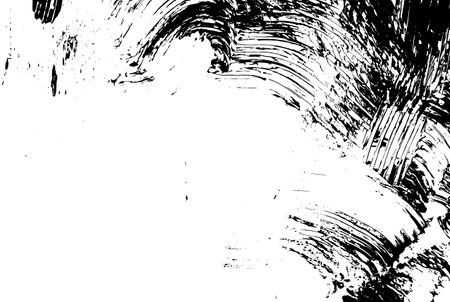 Abstract black paint strokes texture as grunge background.のイラスト素材