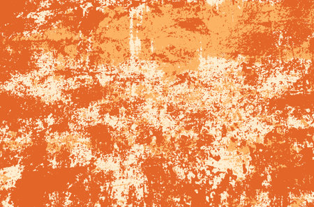 Distressed orange yellow grunge texture as abstract background.のイラスト素材