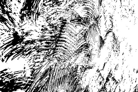 Abstract black paint strokes texture as grunge background.のイラスト素材