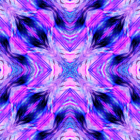 Seamless pattern of watercolor abstract texture in purple colors. Vibrant and artistic design is...