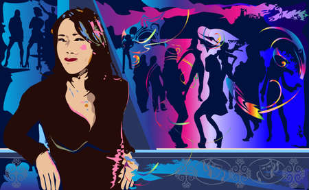 Night clubのイラスト素材