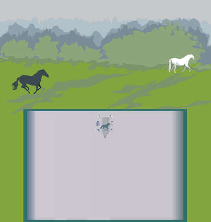 Horsesのイラスト素材