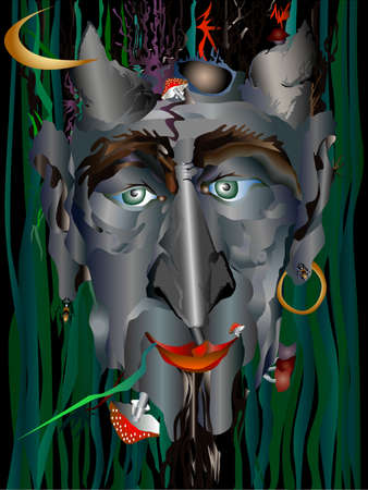 Fantastic portraitのイラスト素材