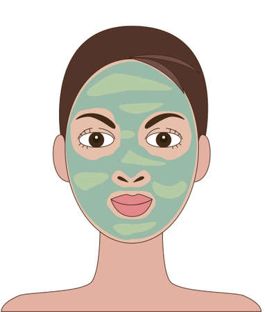 Women face mask.のイラスト素材