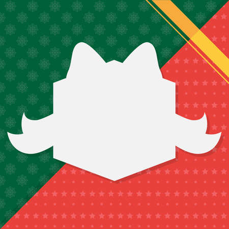 Red and green christmas background for decoration.のイラスト素材