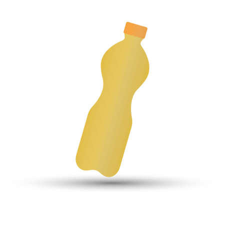 Plastic  bottle vector on white background, conceptのイラスト素材