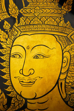 Thai deccorative design, Phi Lom Temple,Trat,Thailandの写真素材