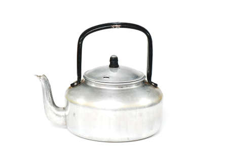 kettle on white backgroundの写真素材