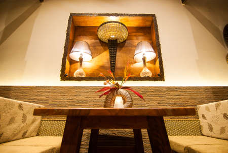 Lighting in the dining roomのeditorial素材