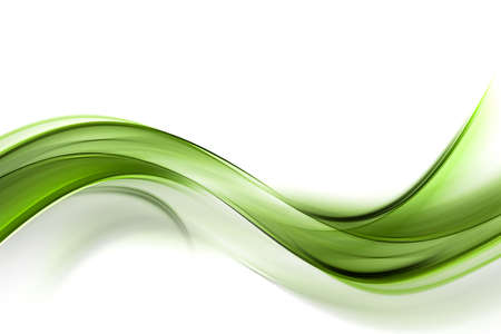 Awesome Abstract Green Wave Designの写真素材