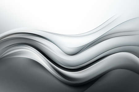 Abstract Grey Wave Design Backgroundの写真素材