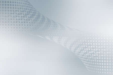White gray halftone background. Abstract creative graphic. Decorative wallpaper style.の写真素材
