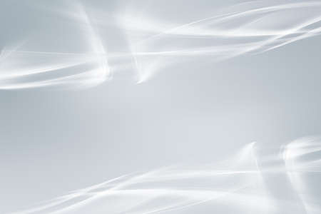 White grey flow waves background. Abstract perspective creative graphic for web. Modern business style.の写真素材