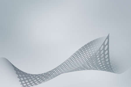 White grey halftone background. Abstract perspective creative graphic for web. Modern business style.の写真素材