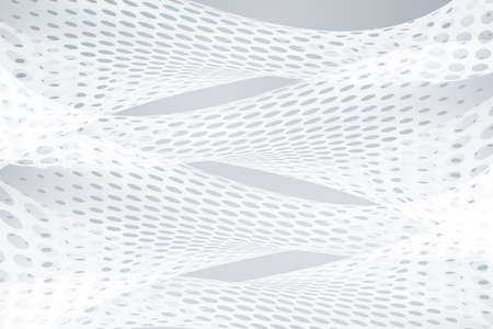 White grey halftone background. Abstract perspective creative graphic for web. Modern business style.の写真素材