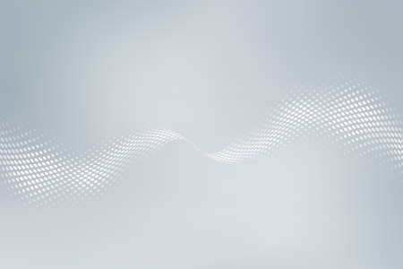 White grey halftone background. Abstract perspective creative graphic for web. Modern business style.の写真素材