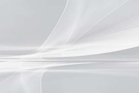Awesome white and grey abstract background. Futuristic motion waves  design. Interior perspective home decoration.の写真素材