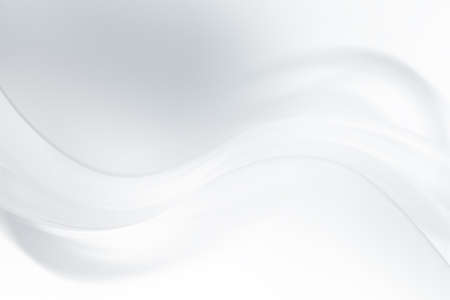 White abstract lines on grey background. Futuristic motion waves design.の写真素材