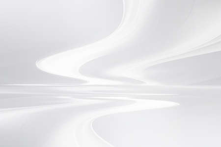 Elegant gray and white waves background.の写真素材