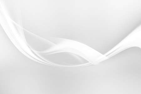 Abstract futuristic background with white lines and waves.の写真素材