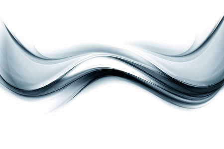 Gray modern bright waves art. Blurred pattern effect background. Abstract creative graphic template. Decorative wallpaper design.の写真素材