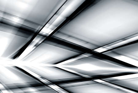 Futuristic white abstract isolated perspective interior concept.の写真素材