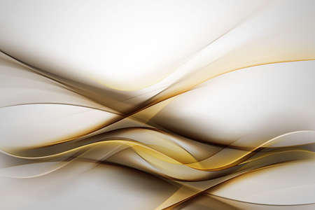 White gray background abstract gold waves.の写真素材