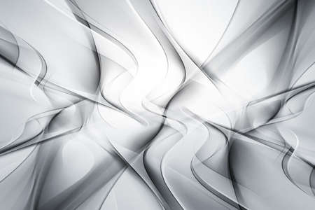 White gray background abstract waves.の写真素材