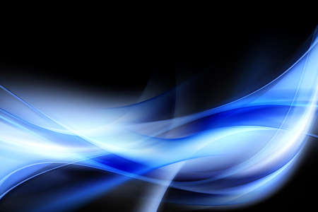Futuristic background powerful effect lighting. Blurred blue color waves design. Glowing technology creative graphic.の写真素材
